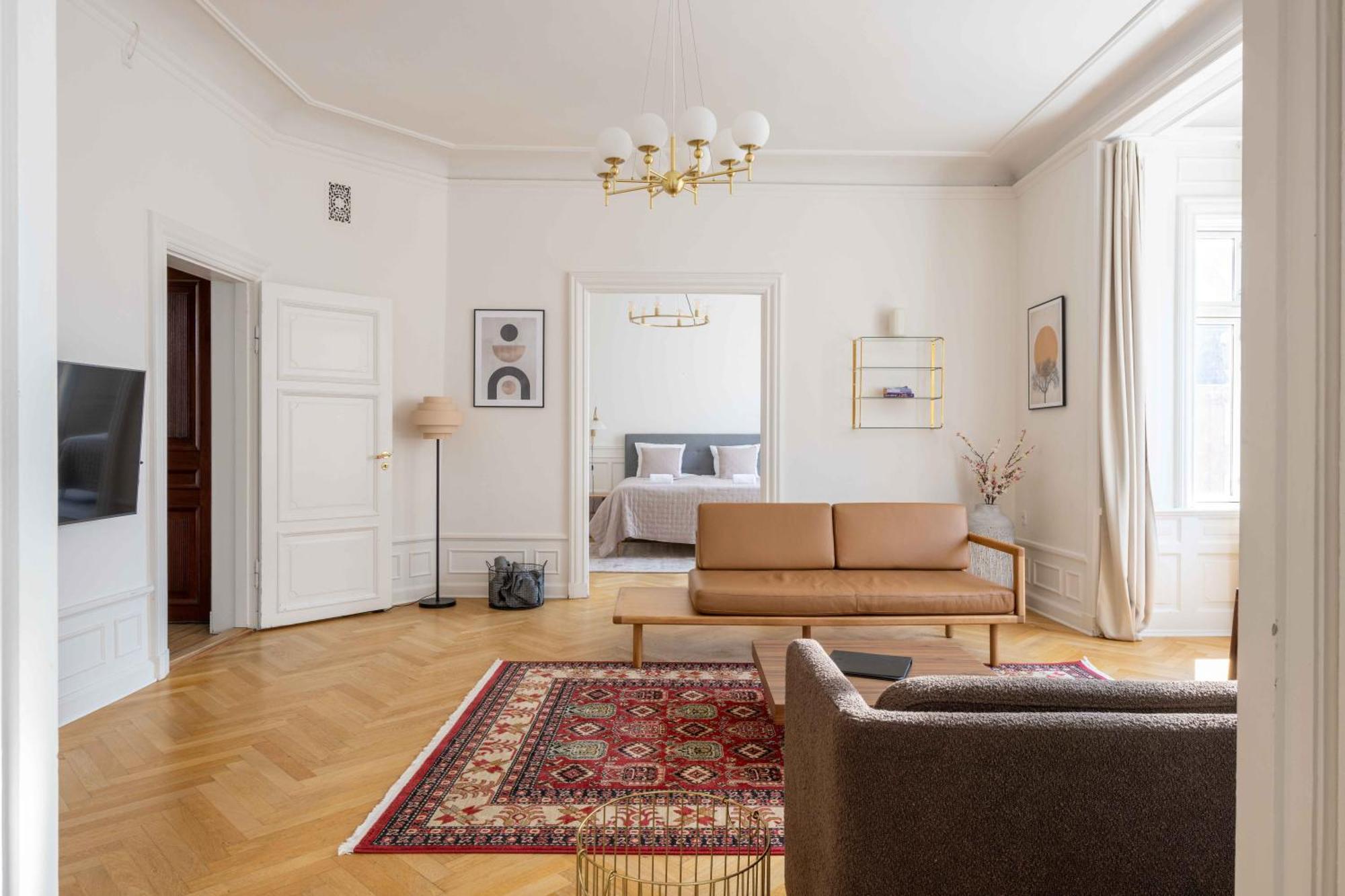 Lovely 3Br Manor Apartment 5 Min From Tivoli Gardens Kopenhag Dış mekan fotoğraf